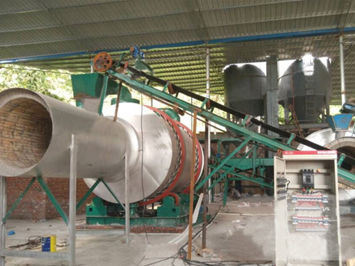 三回程烘干機入料口 三回程烘干機入料口