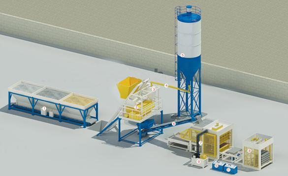 制磚生產線工藝流程 制磚生產線工藝流程