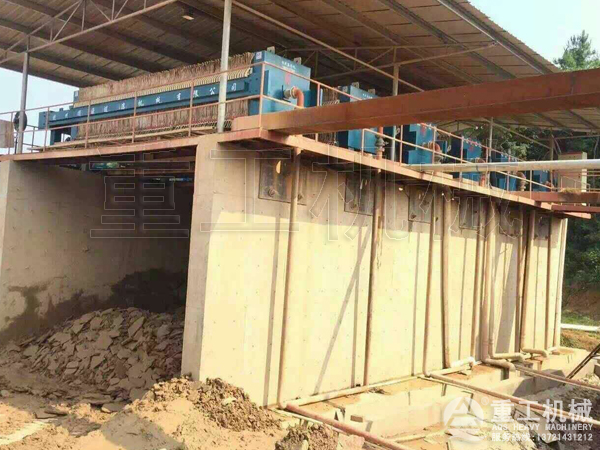 壓濾機工作現場 壓濾機工作現場
