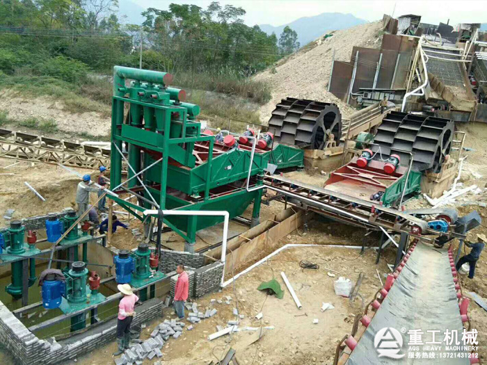 處理800立方水的細(xì)砂回收機(jī)組